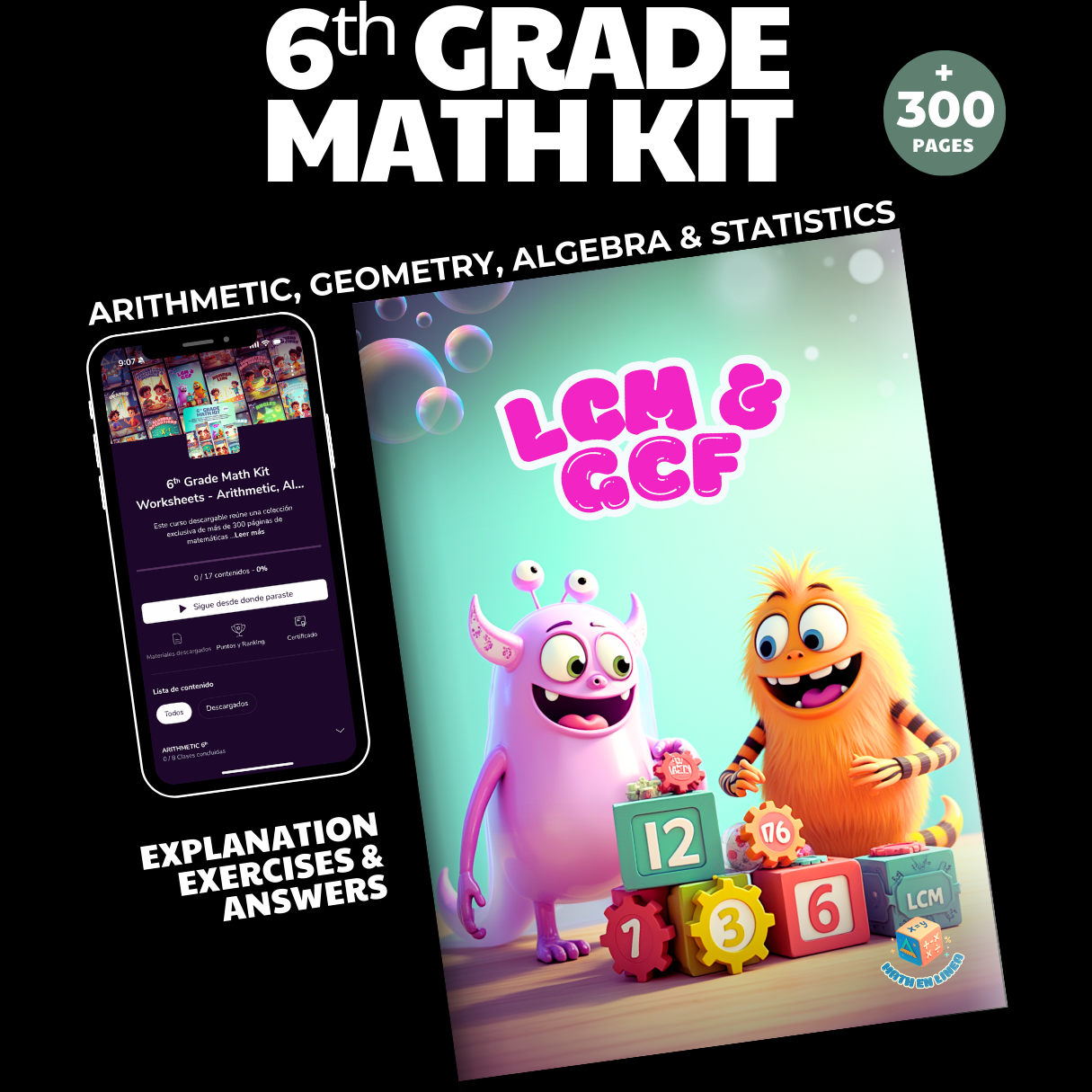6th Grade Math Kit